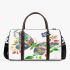 Colorful butterfly with floral designs on its wings 3d travel bag