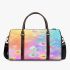 Colorful daisies and butterflies 3d travel bag