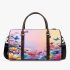 Colorful daisies and butterflies 3d travel bag