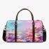 Colorful daisies and butterflies 3d travel bag