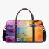 Colorful daisies and butterflies 3d travel bag