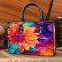 Colorful Floral Bouquet in Vase 1 Small Handbag