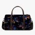 Colorful glowing butterflies 3d travel bag