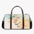 Colorful illustration of butterflies 3d travel bag