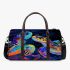 Colorful ink drawing of two turtles in love 3d travel bag