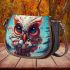 Colorful owl with unique mane Saddle Bags for Women: Perfect Gift for Girlfriend, Wife, Daughter