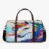 Colorful unicorn painting 3d travel bag