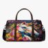 Colorful unicorn painting 3d travel bag