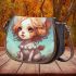 Curious baby elephant on the cloudy hill Saddle Bags for Women: Perfect Gift for Girlfriend, Wife, Daughter