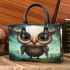 Curious Owl in Forest Balloons Small Handbag