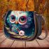 Curious owl's haven saddle bag
