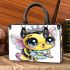 Cute baby bee wearing a crown small handbag