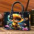 Cute baby bee with flowers small handbag