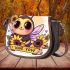 Cute baby bumblebee character 3d saddle bag