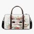 Cute baby bunny with big eyes 3d travel bag