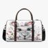 Cute baby bunny with big eyes 3d travel bag
