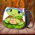 Cute baby turtle cartoon saddle bag
