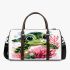 Cute baby turtle colorful corals 3d travel bag