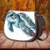 Cute baby turtle in the ocean saddle bag