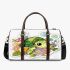 Cute baby turtle surrounded by bubbles 3d travel bag
