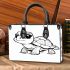 Cute cartoon baby turtle coloring small handbag