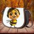 Cute cartoon bee character 3d saddle bag