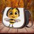 Cute cartoon bee character 3d saddle bag