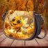 Cute cartoon bee with big eyes and wings 3d saddle bag