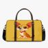 Cute cartoon chihuahua 3d travel bag