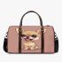 Cute cartoon chihuahua smiling 3d travel bag