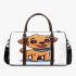 Cute cartoon dog 3d travel bag