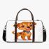Cute cartoon dog 3d travel bag