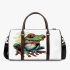 Cute cartoon frog 3d travel bag