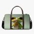 Cute cartoon frog with big eyes and long legs 3d travel bag