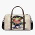 Cute cartoon green frog 3d travel bag