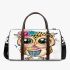 Cute cartoon owl with leopard headband 3d travel bag