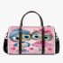 Cute cartoon owls wearing cute 3d travel bag