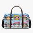 Cute cartoon owls with different hats 3d travel bag