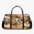 Cute cartoon pandas floating in the sky 3d travel bag