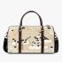 Cute cartoon pandas playing on clouds 3d travel bag