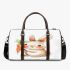 Cute cartoon rabbit holding a carrot 3d travel bag