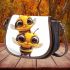 Cute cartoon style bee character 3d saddle bag