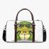Cute cartoon turtle wearing glasses 3d travel bag