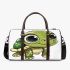 Cute cartoon turtle with big eyes 3d travel bag