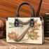 Cute damselfly and music notes with harp Small Handbag