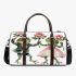 Cute happy frogs wearing tuxedos and pink dresses dancing 3d travel bag