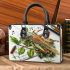cute locust and music notes and violin with leave Small Handbag