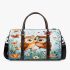 Cute owls in love colorful butterflies and flowers 3d travel bag