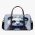 Cute panda blue eyes white fur with black patterns 3d travel bag