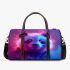 Cute panda portrait headshot in the style 3d travel bag